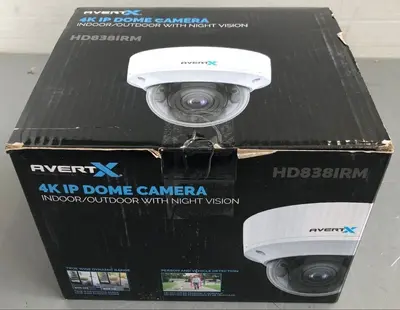 Avertx HD838 4K IR Autofocus Zoom Indoor/Outdoor IP Dome Camera - New Open Box - Real photo at TamDo.us