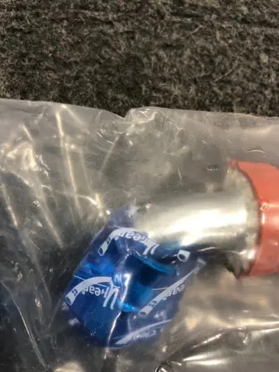 Aviation Hose Assembly 84A232230P36 W634373 With Orange Firesleeve & AN Fittings - Thumbnail 2