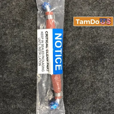 Aviation Hose Assembly 84A232230P36 W634373 With Orange Firesleeve & AN Fittings - Thumbnail 1