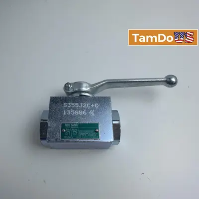 Bömer Ball Valve, DN 12 PN 100, 45.49, PTFE, 07.0570 - Thumbnail 1
