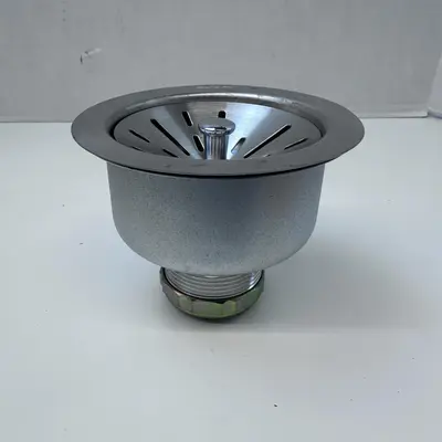 Ball Lock Kitchen Sink Strainer – Polished Stainless Steel Basket Drain - New Open Box - Real photo at TamDo.us