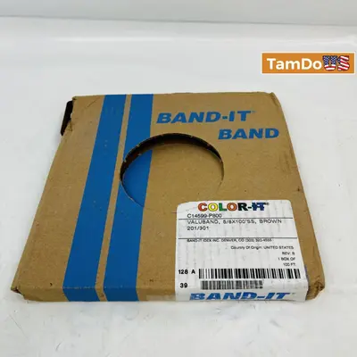 Band-It C14599-P800 Valuband Roll | 5/8" x 100ft | 201/301 SS - Thumbnail 1