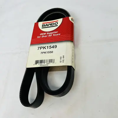 BANDO 7PK1549 Serpentine Belt 7PK1550 OEM Quality 7 Rib Accessory Drive Belt - Thumbnail 2