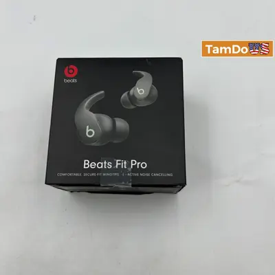 Beats Fit Pro True Wireless Earbuds — Sage Gray - Excellent - Real photo at TamDo.us