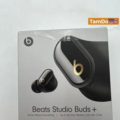Beats Studio Buds True Wireless Noise Cancelling Earbuds - Black / Gold - Thumbnail 1