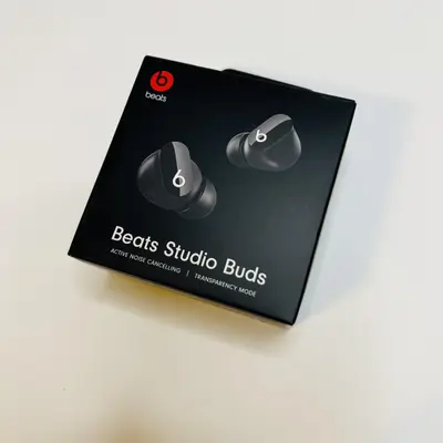Beats Studio Buds Wireless Noise Cancelling Earbuds – Black | Charging Case - Thumbnail 2