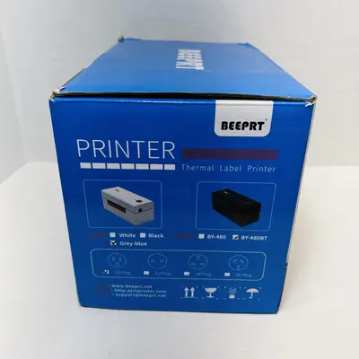 Beeprt B7-480BT Wireless Bluetooth Thermal Label Printer 4x6 Shipping Labels - Thumbnail 10
