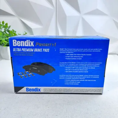 Bendix CFC2189 Ultra Ceramic Rear Brake Pads Fits Honda CR-V Civic Acura ILX - Thumbnail 4