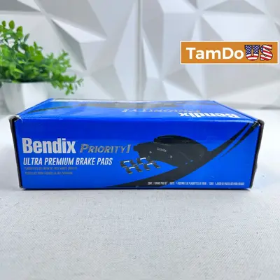 Bendix CFC2189 Ultra Ceramic Rear Brake Pads Fits Honda CR-V Civic Acura ILX - Thumbnail 1
