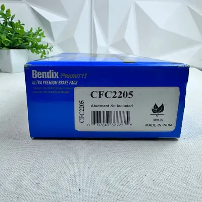 Bendix CFC2205 Ultra Ceramic Rear Pads Fits Toyota Camry Corolla Lexus ES350 - Thumbnail 3
