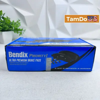 Bendix CFC2205 Ultra Ceramic Rear Pads Fits Toyota Camry Corolla Lexus ES350 - Thumbnail 1