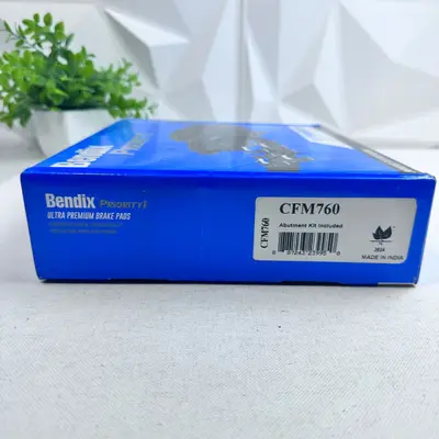 Bendix CFM760 Ultra Ceramic Rear Pads Fits Honda Accord CR-V Acura TLX Abutment Kit - Thumbnail 3