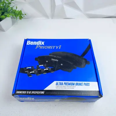 Bendix CFM760 Ultra Ceramic Rear Pads Fits Honda Accord CR-V Acura TLX Abutment Kit - Thumbnail 2