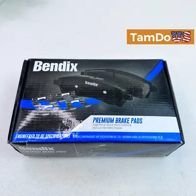 Bendix SBC2314 Premium Ceramic Rear Brake Pads Fits Buick Envision Cadillac XT4 - Thumbnail 1