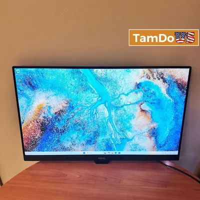 BenQ GW2480 24" IPS LED Monitor FHD 1080p 60Hz HDMI DP VGA Ultra-Slim - Thumbnail 1
