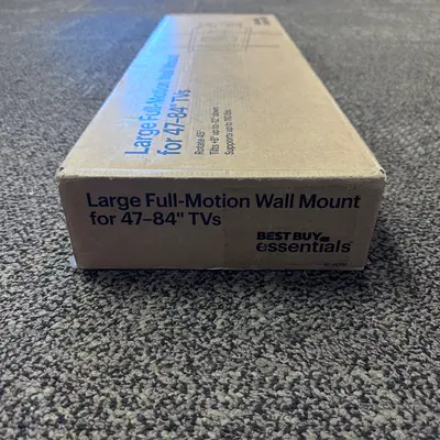 Best Buy Essentials Large Full-Motion TV Wall Mount for 47"-84" Flat Screen TVs - Thumbnail 5