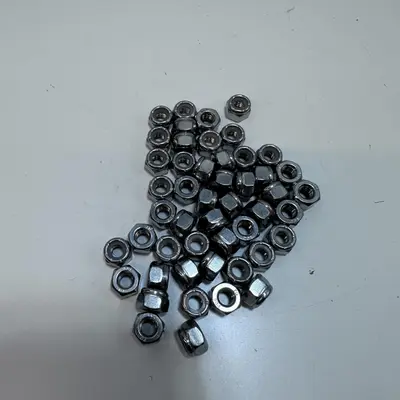 BinifiMux 1/4-20 Nylon Lock Nuts 304 Stainless Steel (Qty: 49) - Thumbnail 5
