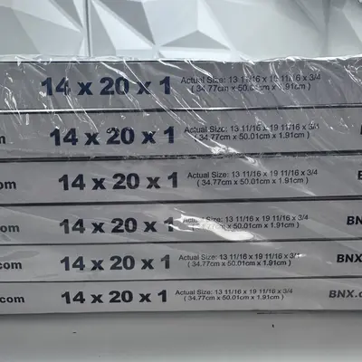 BNX TruFilter 14x20x1 MERV 13 Air Filter, 6-Pack - Thumbnail 4