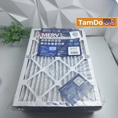 BNX TruFilter 14x20x1 MERV 13 Air Filter, 6-Pack - Thumbnail 1