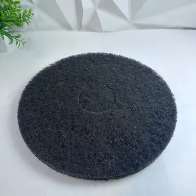 Boardwalk Black Stripping Pads 13 Inch Floor Cleaning Discs Carton of 5 - Thumbnail 3