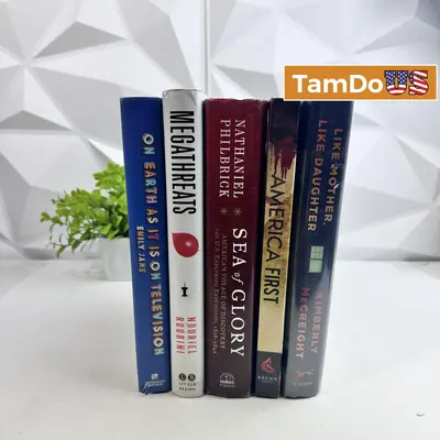 Book Lot of 5 Hardcover Mixed Titles – Fiction & Nonfiction Bestsellers - Thumbnail 1