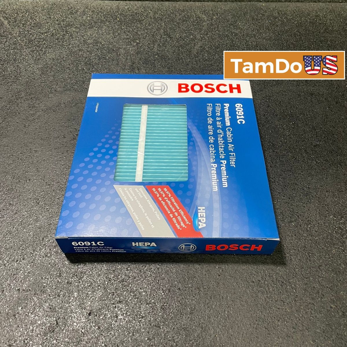 Bosch 6091C HEPA Cabin Air Filter Premium Cabin Air Filter Fits Select GM Trucks - Photo 1 - Real photo at TamDo.us