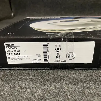 Bosch QuietCast 26011454 Premium Front Brake Rotor 1-Piece FOR Honda Odyssey - Thumbnail 6
