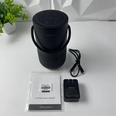 Bose Portable Smart Speaker Bluetooth Wi-Fi Wireless Speaker Triple Black - Thumbnail 2