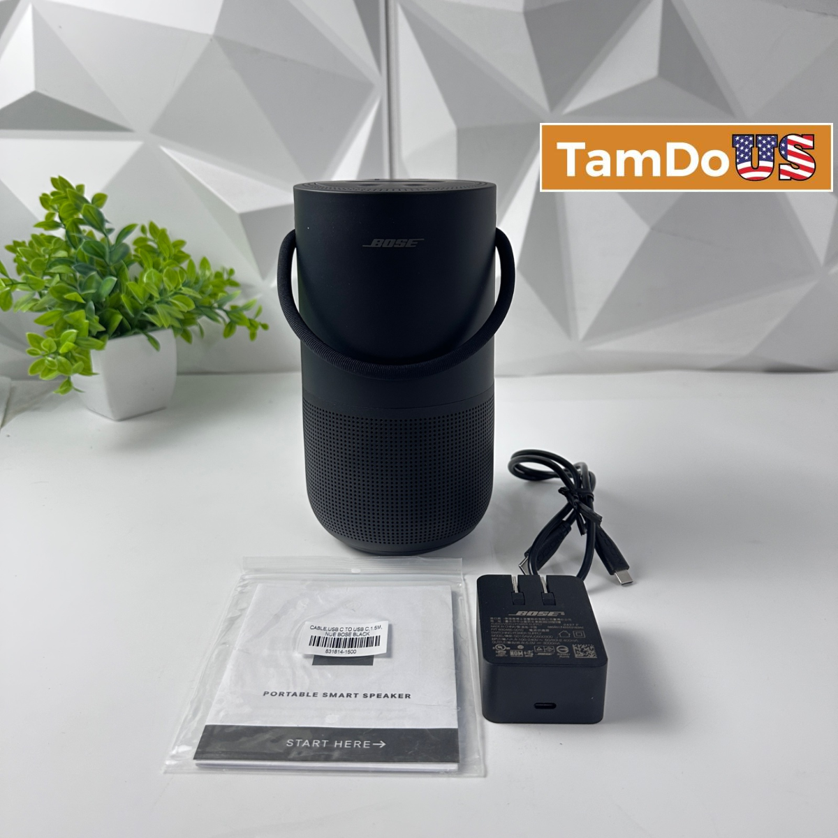 Bose Portable Smart Speaker Bluetooth Wi-Fi Wireless Speaker Triple Black - Photo 1 - Real photo at TamDo.us