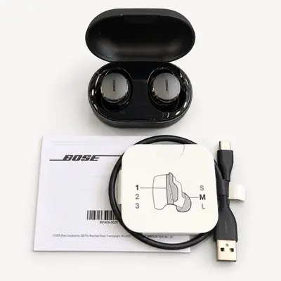 Bose QuietComfort Earbuds Wireless Noise Cancelling Black ANC Bluetooth - Thumbnail 2