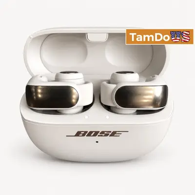 Bose Ultra Open Earbuds Wireless Headphones Sandstone Clip-On Open Audio - Thumbnail 1