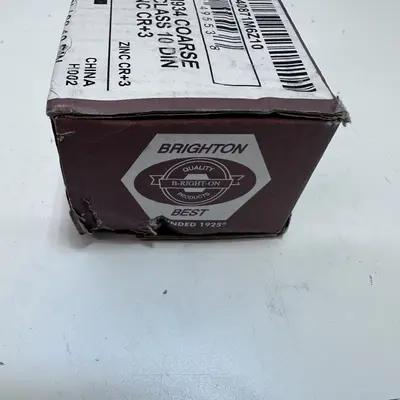 Box of 100 M6-1.00 DIN 934 Coarse Hex Nuts - Thumbnail 3