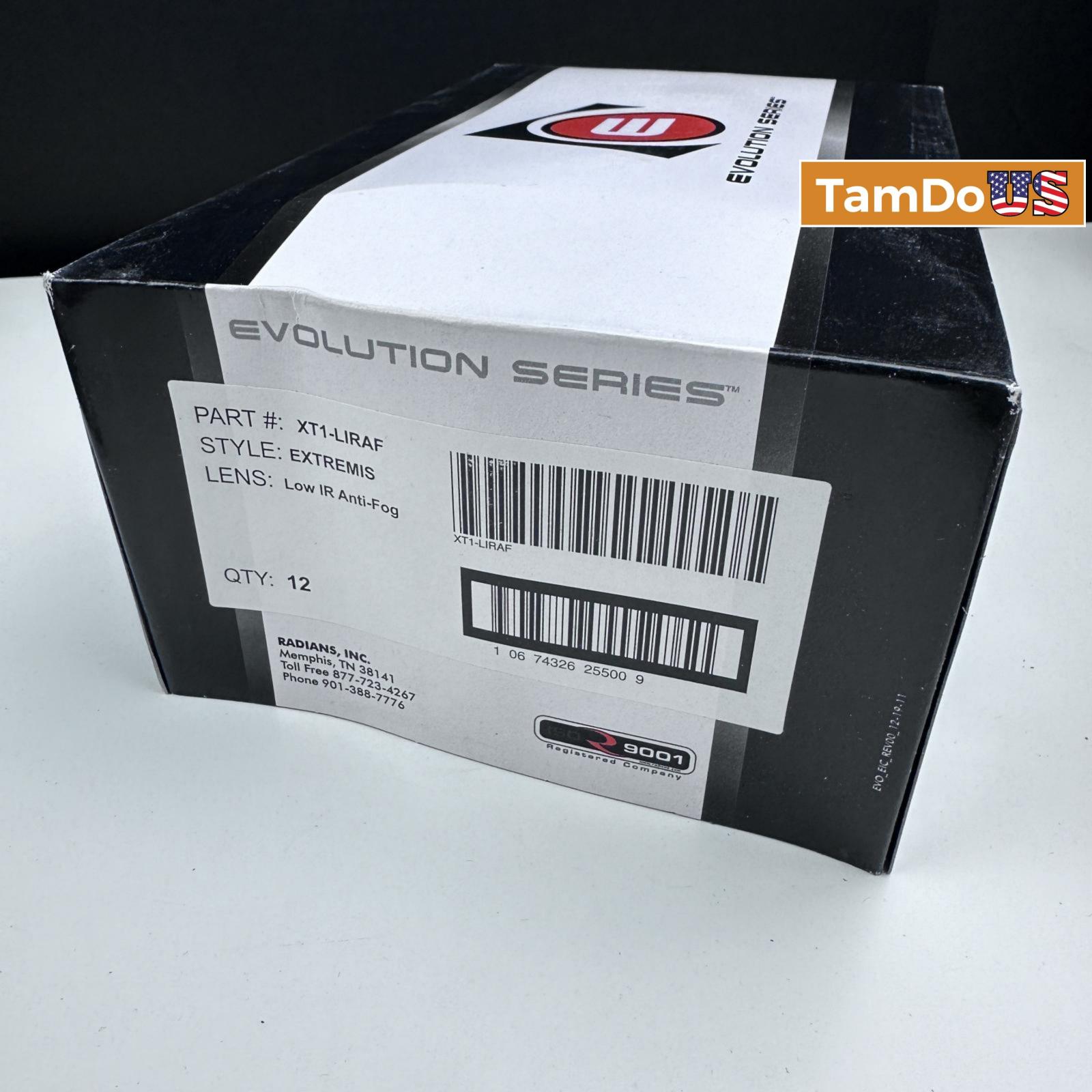 Box of 12 Radians Extremis Evolution Series Safety Glasses - Photo 1 - Real photo at TamDo.us