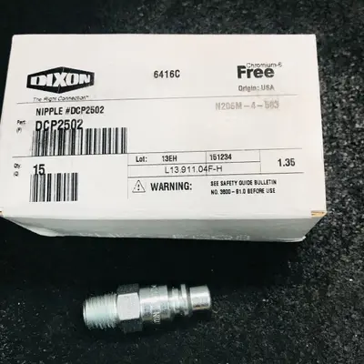 Box of 15 DIXON DCP2502 Chief Industrial Quick Connect Plug 3/8" Coupler x 1/4" - Thumbnail 4