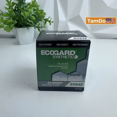Box of 6 Ecogard Spin-On Engine Synthetic Oil Filter S11642 fits 19 Cadillac CTS - Thumbnail 1