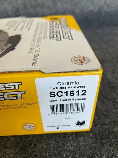 BrakeBest SC1612 Rear Ceramic Brake Pads Fits Ford Explorer Flex Taurus Lincoln - Thumbnail 9