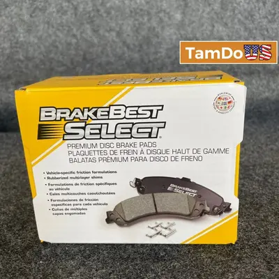 BrakeBest SC1612 Rear Ceramic Brake Pads Fits Ford Explorer Flex Taurus Lincoln - New - Real photo at TamDo.us