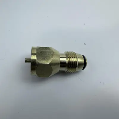 Brass Gas Canister Conversion Adapter Fitting NEW for Camping BBQ - Thumbnail 4