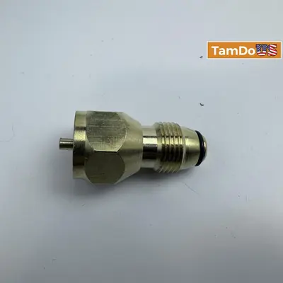 Brass Gas Canister Conversion Adapter Fitting NEW for Camping BBQ - New - Real photo at TamDo.us