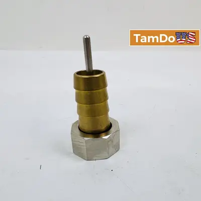 Brass Stainless Steel Check Valve One Way Flow Threaded Industrial - Thumbnail 1
