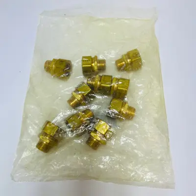 BrassCraft 68-14-8X 7/8" OD x 1/2" MIP Brass Compression Adapter Lot of 10 - Thumbnail 3