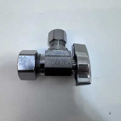 BrassCraft Chrome TURN ANGLE STOP VALVE - Thumbnail 2