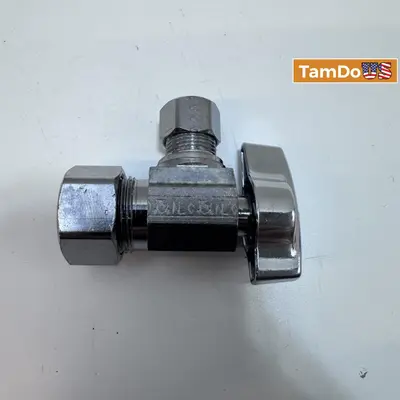 BrassCraft Chrome TURN ANGLE STOP VALVE - Thumbnail 5