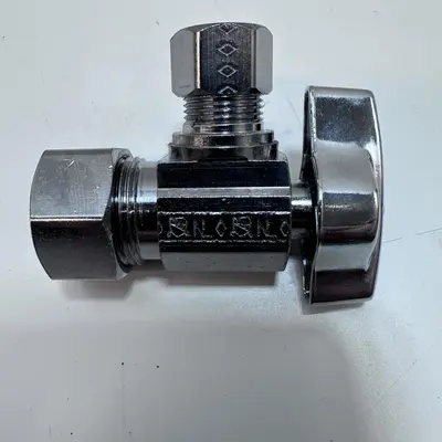 BrassCraft Chrome TURN ANGLE STOP VALVE - Thumbnail 4