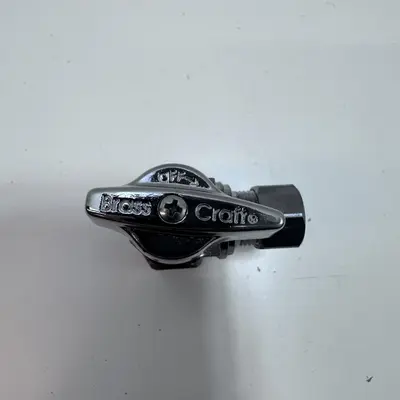 BrassCraft Chrome TURN ANGLE STOP VALVE - Thumbnail 1