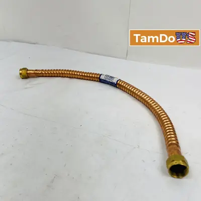 BrassCraft WB00-24N Copper-Flex Connector, 3/4" FIP x 3/4" FIP, 24" - Thumbnail 1
