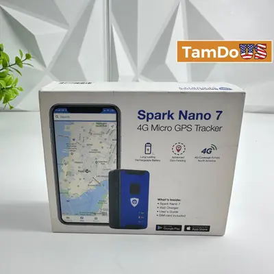 BrickHouse Security Spark Nano 7 4G Micro GPS Tracker Real Time Vehicle Locator - Thumbnail 1