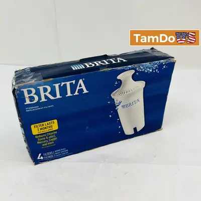 Brita Standard Replacement Filters, 4-Pack, 40 Gallons Each, BPA Free - Thumbnail 1