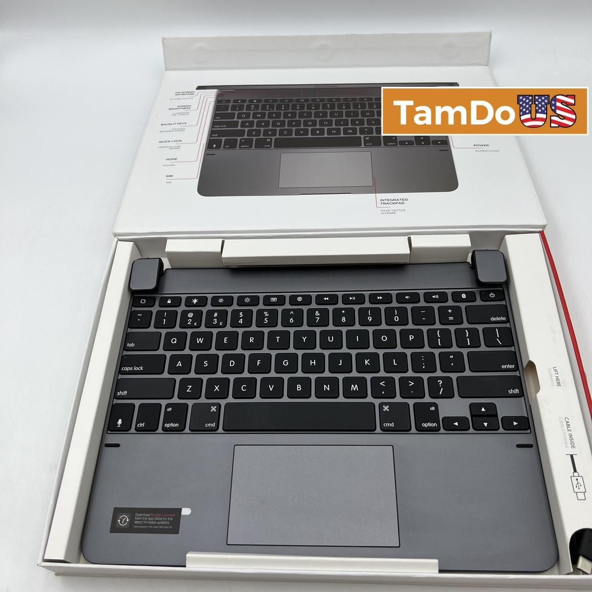 Brydge 12.9 Max+ Wireless Keyboard Case with Trackpad FOR iPad Pro 3rd, 4th, 5th - Photo 1 - Real photo at TamDo.us
