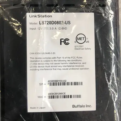 Buffalo LinkStation 720 8TB 2 Bay NAS Private Cloud Network Storage LS720D0802 - Thumbnail 7